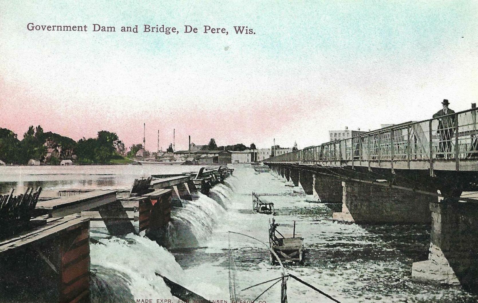 1906 - Bridge, looking west